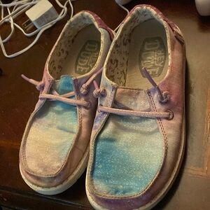 Toddler girl unicorn hey dudes size 13t